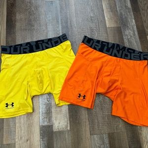Under Armour Mens XL Compression Shorts Lot of 2